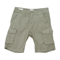 Jack & Jones Olive Green Cotton Cargo Shorts
