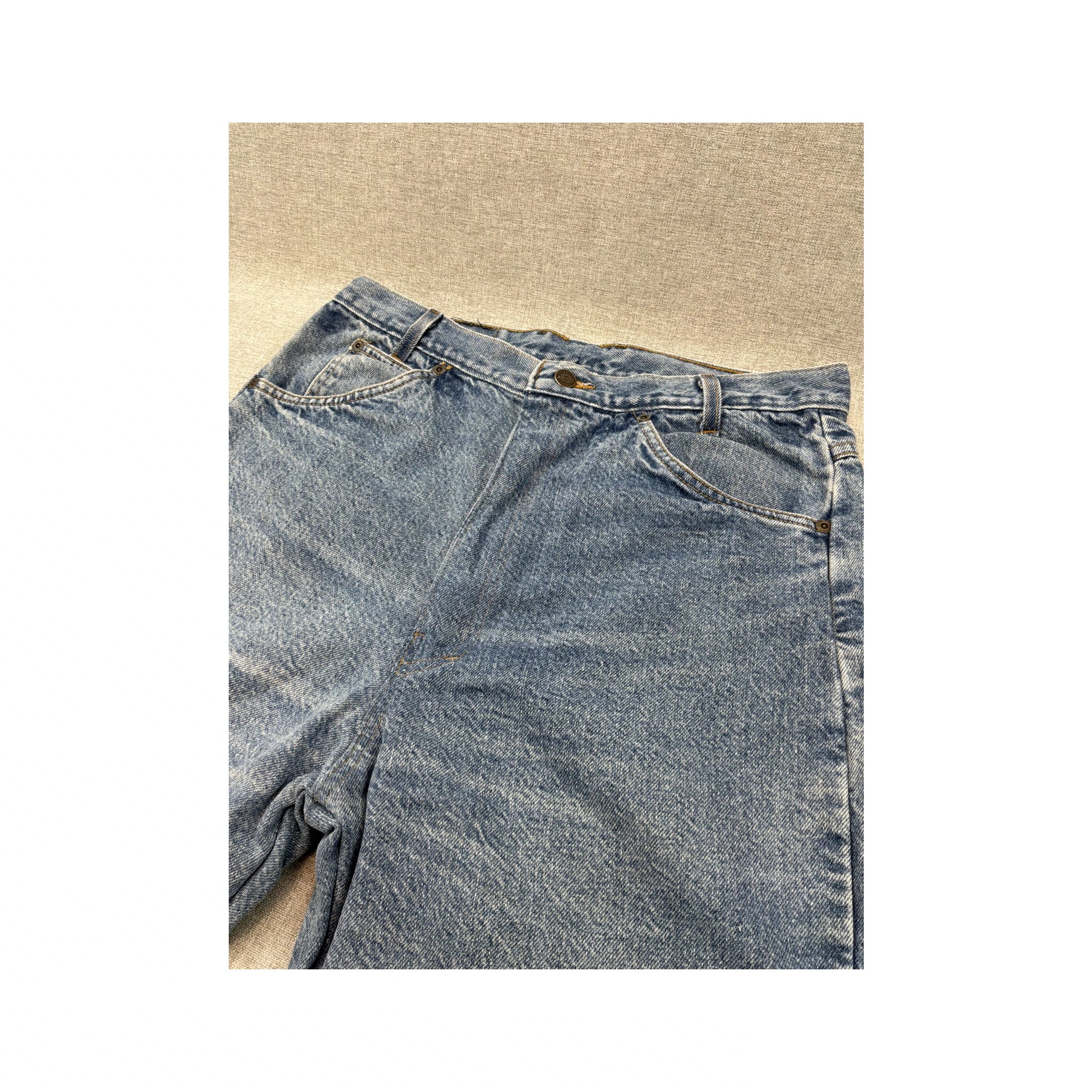 Dickies Light Wash Denim Straight Leg Flannel Lined Jeans