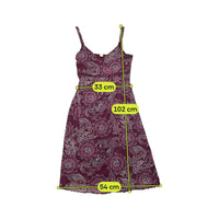 Vestido Lingerie s.Oliver com estampado Paisley e Acabamento de Folhos