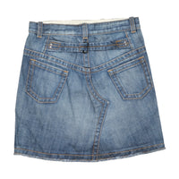 Calvin Klein Jeans Blue Denim Mini Skirt