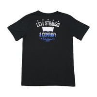 Levi's Black Cotton Levi Strauss & Company Graphic T-shirt