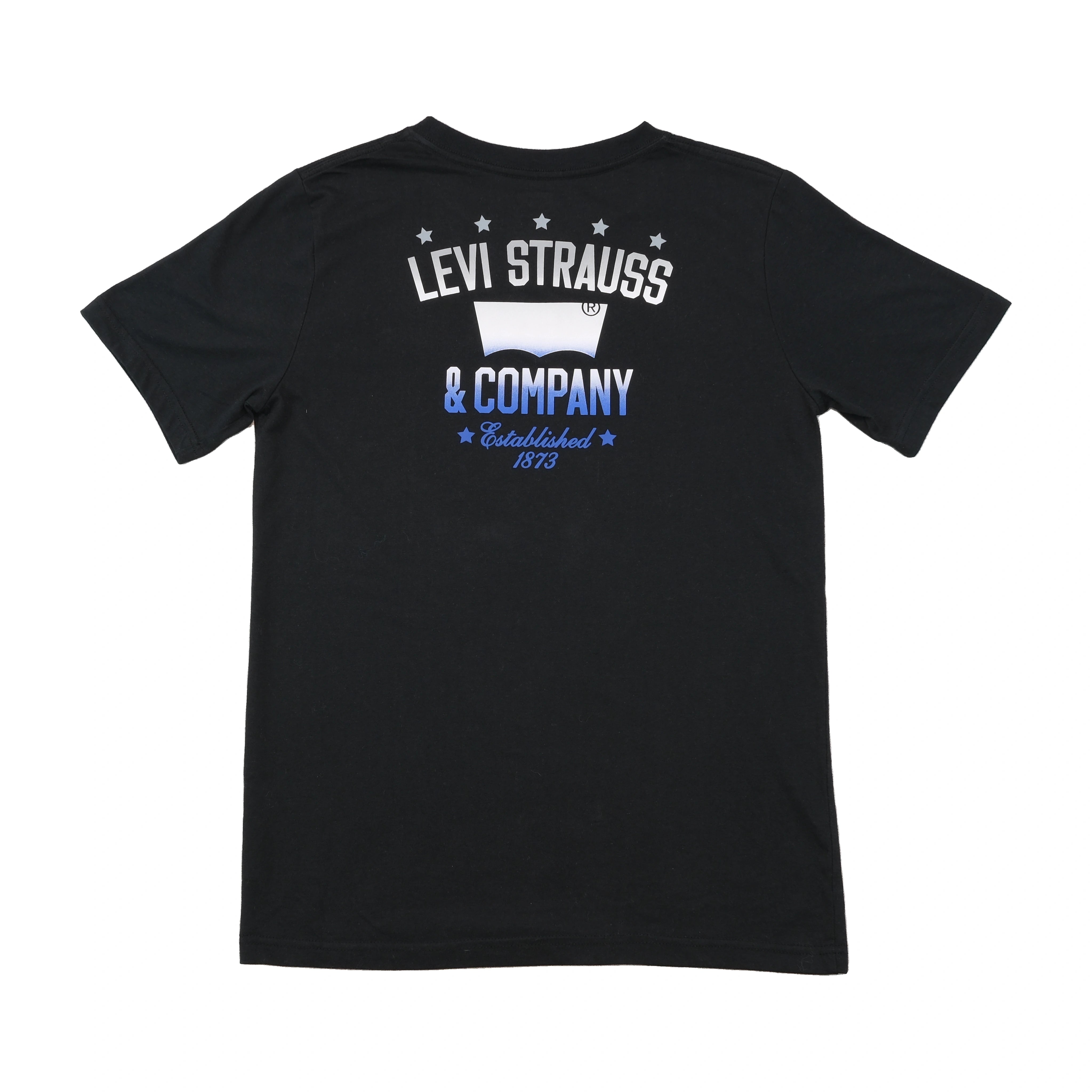 Levi's Black Cotton Levi Strauss & Company Graphic T-shirt