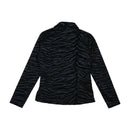 Black Zebra Print Jacket