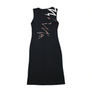 Miss Sixty Y2K Zigzag Cutout Midi Dress
