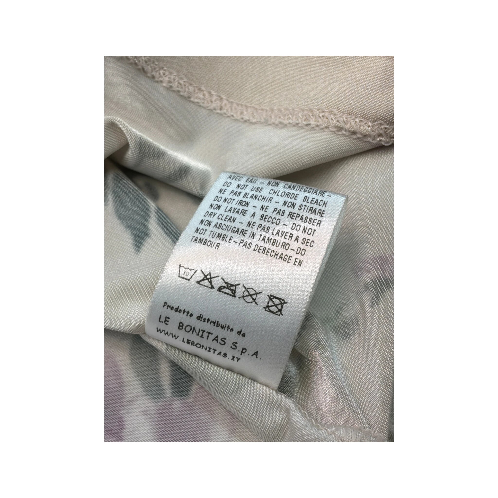 T-shirt Blumarine Underwear floral com decote Redondo