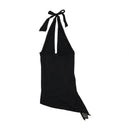Diva Queen Butterfly Rhinestone Halter Handkerchief Dress