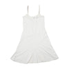 Faddy's Crochet Trim White Cotton Slip Dress