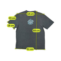 T-shirt em algodão com estampado de Caveira e Espadas