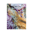 Made in Italy Abstract Animal Print Slip Dress