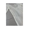 Vintage Open-Knit Grid Pattern Long-Sleeve Midi Dress