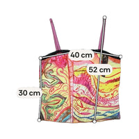 Colorful Abstract Print Spaghetti Strap Corset Top (Repriced)