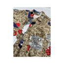 Made in Italy Abstract Collage Print Cotton Shirt