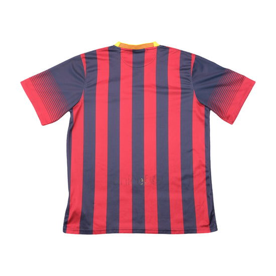 T-shirt Nike Camisa de Futebol FC Barcelona Dri-FIT com Listras