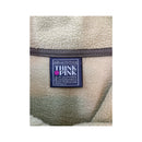 Think Pink Vintage Pale Yellow Full-Zip Fleece Vest