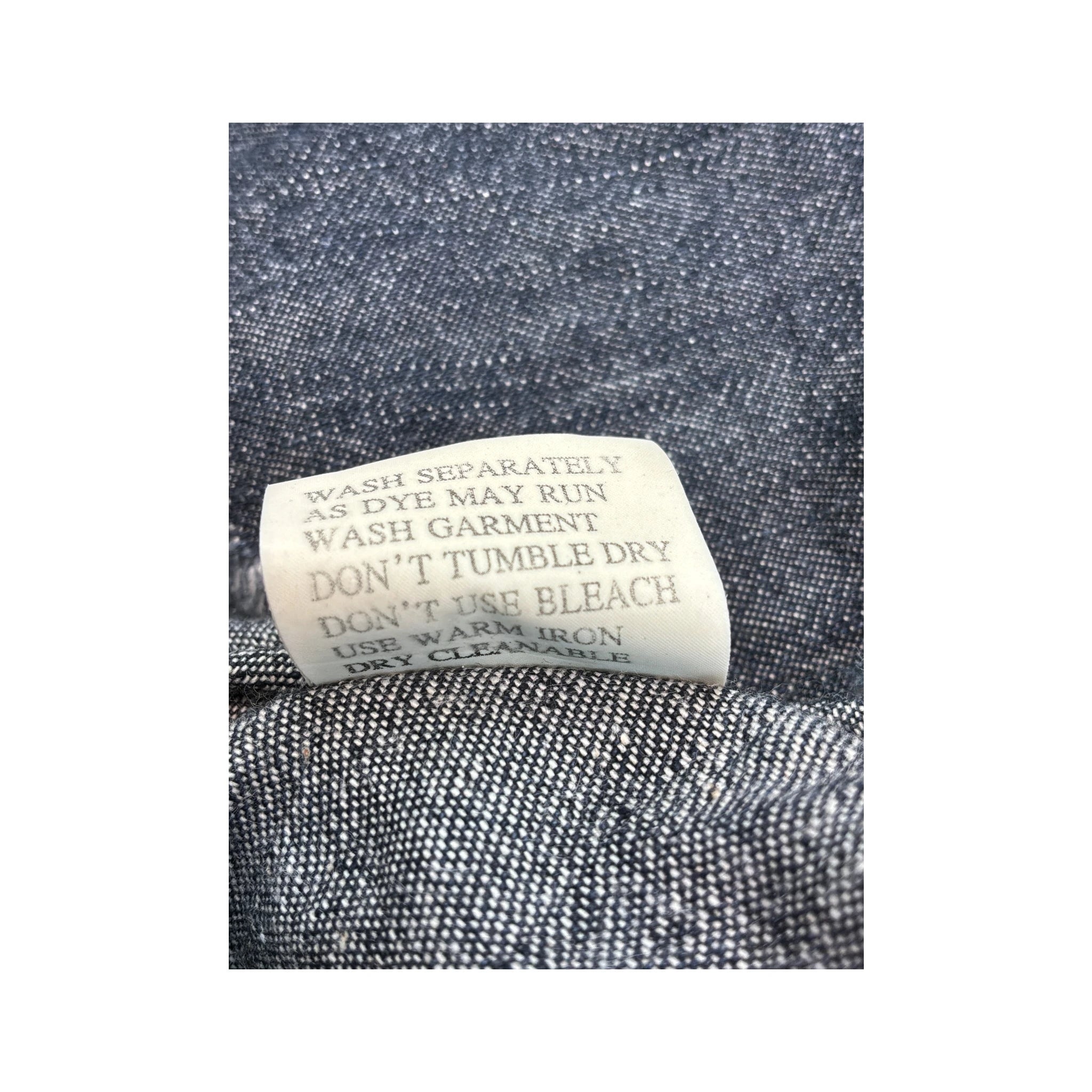 Y2K Dark Wash Denim Halter Dress (repriced)