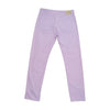 Fay Lilac Slim Fit Five-Pocket Cotton Pants
