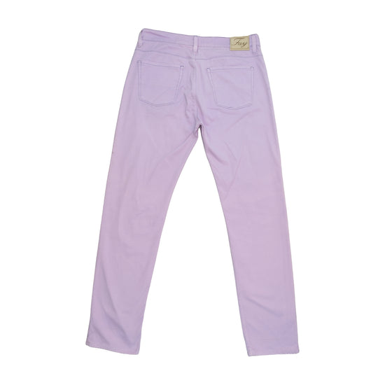 Fay Lilac Slim Fit Five-Pocket Cotton Pants