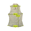 Versace Jeans Couture Striped Sleeveless Button-Up Shirt