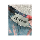 EXXRODE Abstract Print Halter Blouse