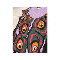 Miss Sixty Collection Psychedelic Print Ruched Dress