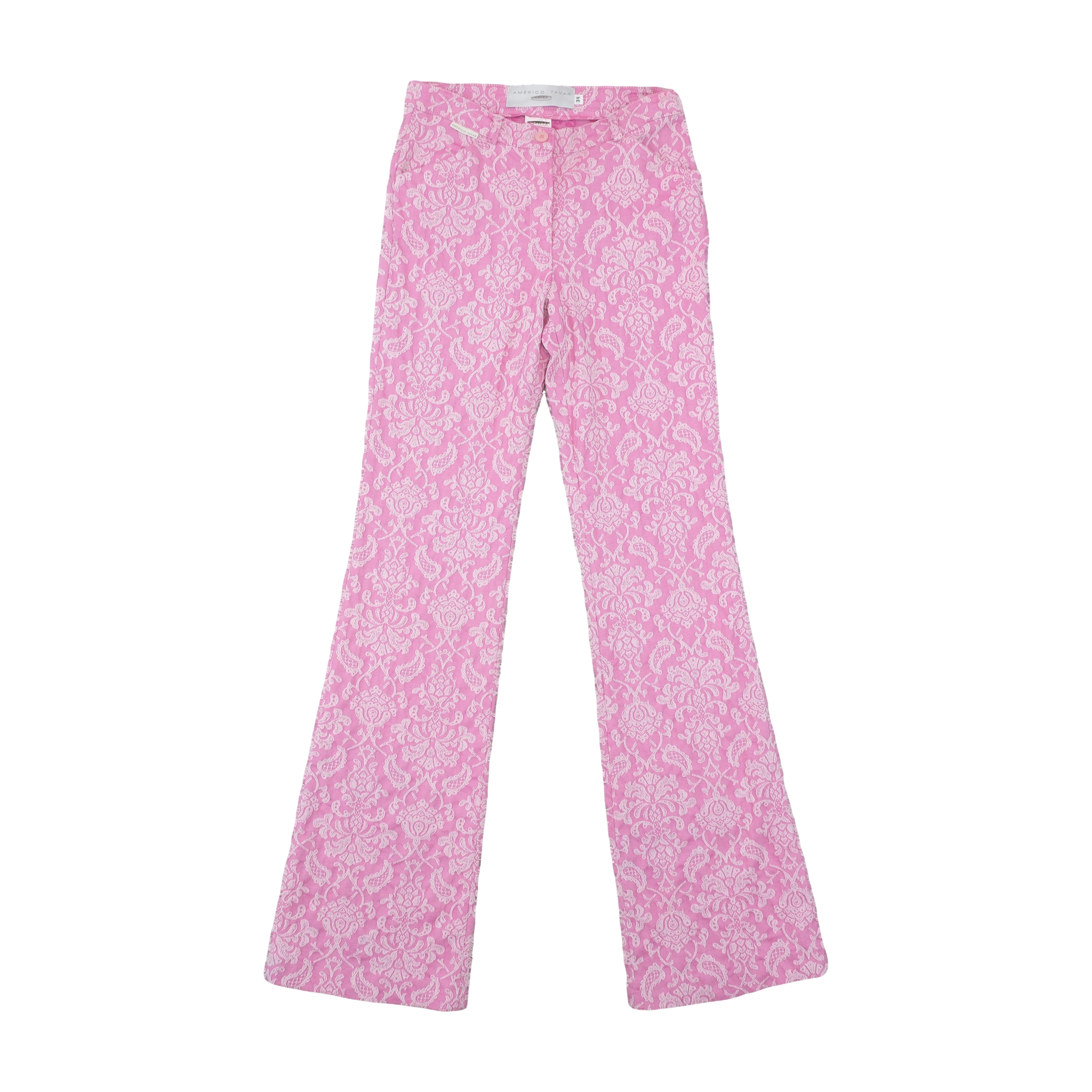 Americo Tavar Damask Flare Pants