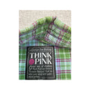 Think Pink Vintage Plaid Sleeveless Cotton Shirt