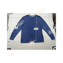 Polo Ralph Lauren Waffle Knit Cotton Blend Long Sleeve Crewneck Shirt