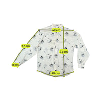 Gianni Versace Vintage Abstract Jacquard Button Up Shirt