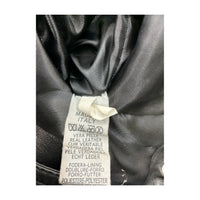 Zuki Black Genuine Leather Trucker Jacket (Made in Italy)