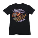 T-shirt Harley-Davidson Orlando Florida com estampado de Crocodilo em Chamas