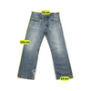 Dickies Vintage Light Wash Straight Leg Cotton Jeans