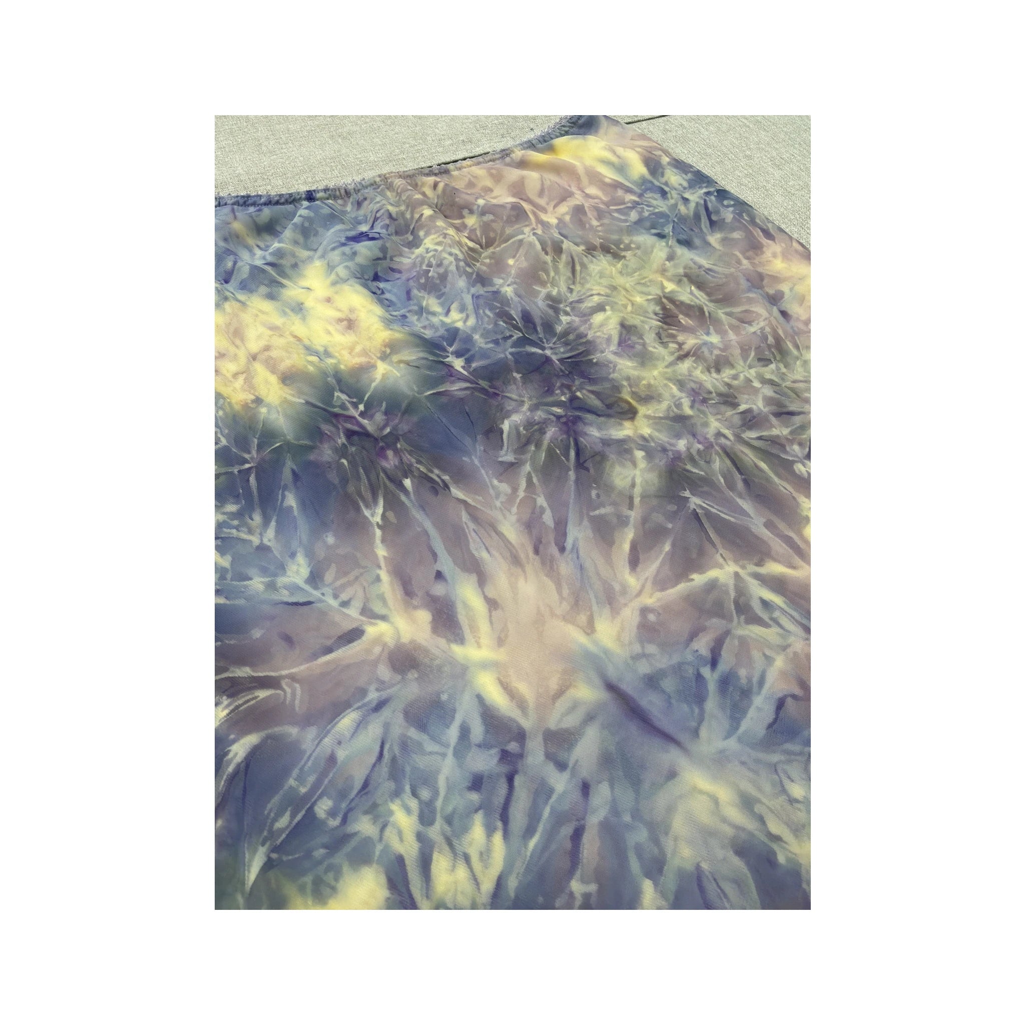 Saia Midi Linha a roxa Tie-Dye