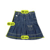 Real Play Dark Wash Cotton Blend Denim Utility Skirt