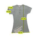 Stefanel Ribbed Henley Short Sleeve Shirt