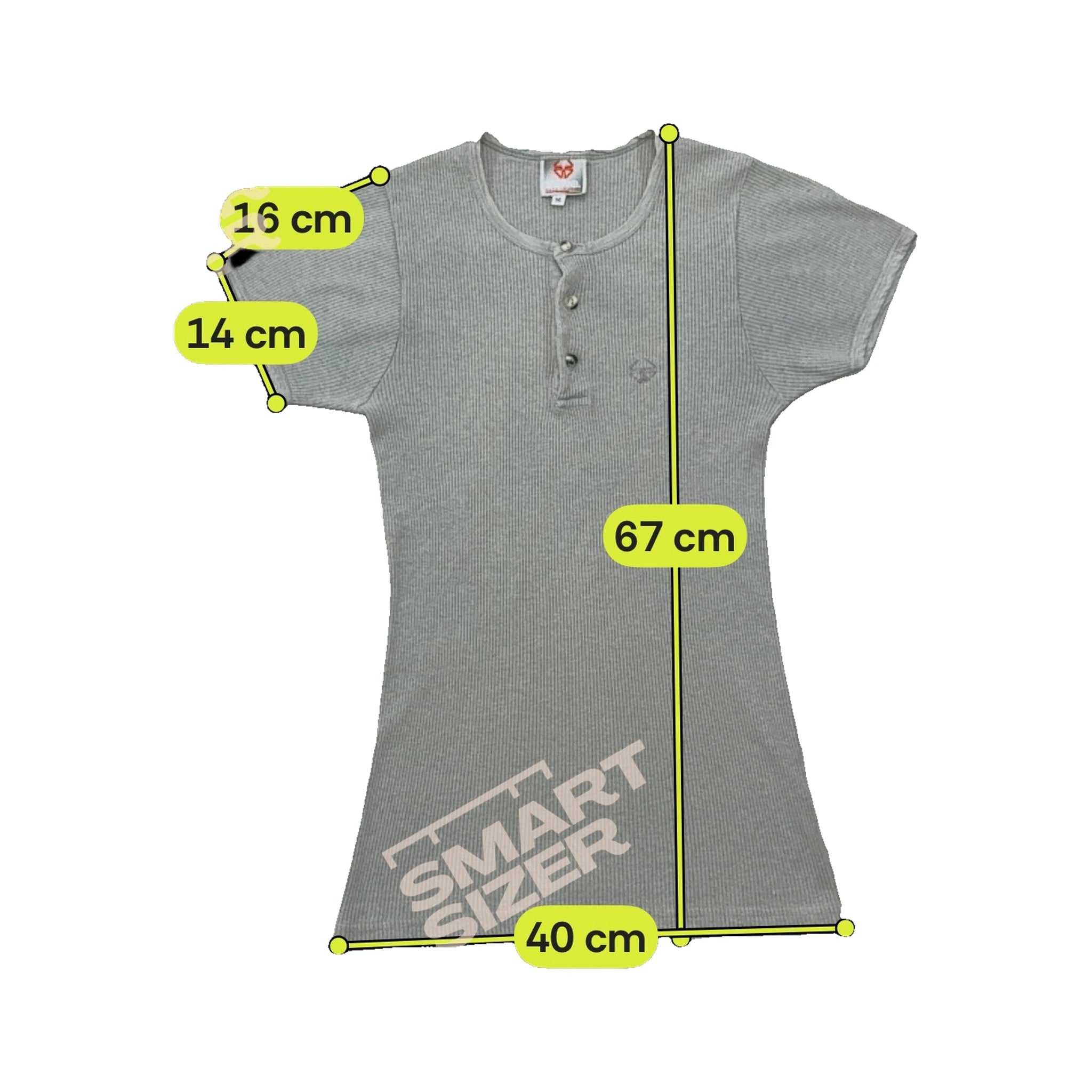 Stefanel Ribbed Henley Short Sleeve Shirt