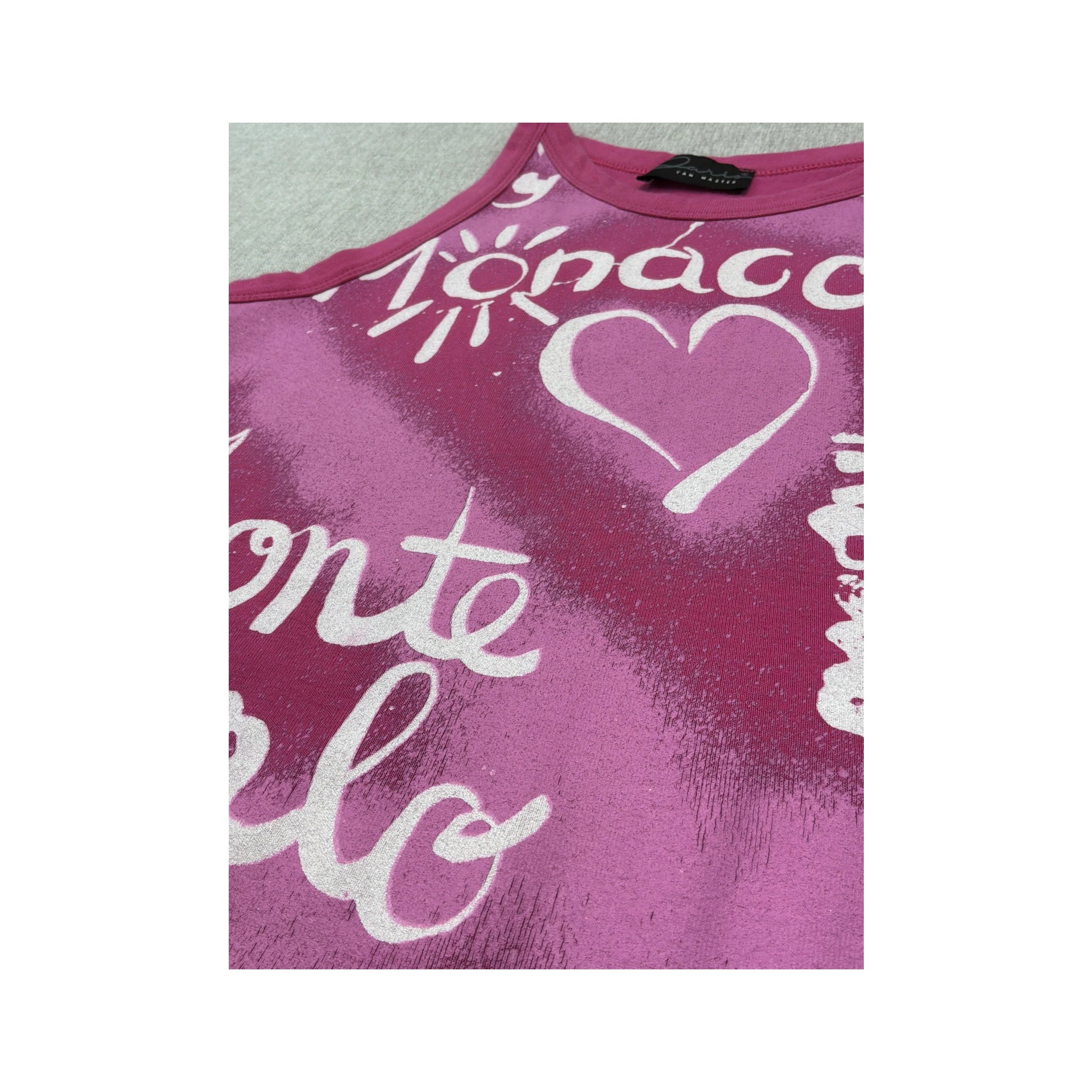 Paris Van Master Monaco Heart Graphic Cotton Tank Top