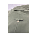 Vintage Olive Green Longline Raglan Utility Jacket