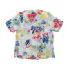 canda Watercolor Floral Print Button Up Shirt