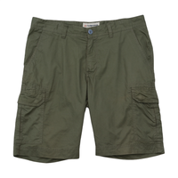 redpoint Olive Green Cotton Cargo Shorts