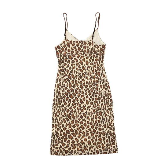 Kookaï Leopard Print Slip Dress