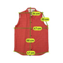 Royal Robbins Red Plaid Sleeveless Button-Up Shirt
