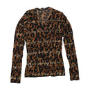 Brown Leopard Print Shirt