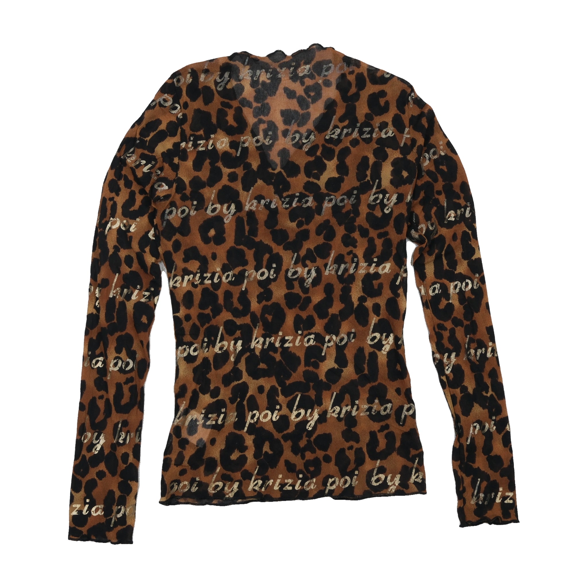 Brown Leopard Print Shirt