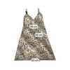 Y2K Leopard Print Lace Hem Slip Dress