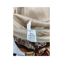 Made in Italy Patchwork Paisley Floral Tie Shoulder Handkerchief Hem Midi Dress