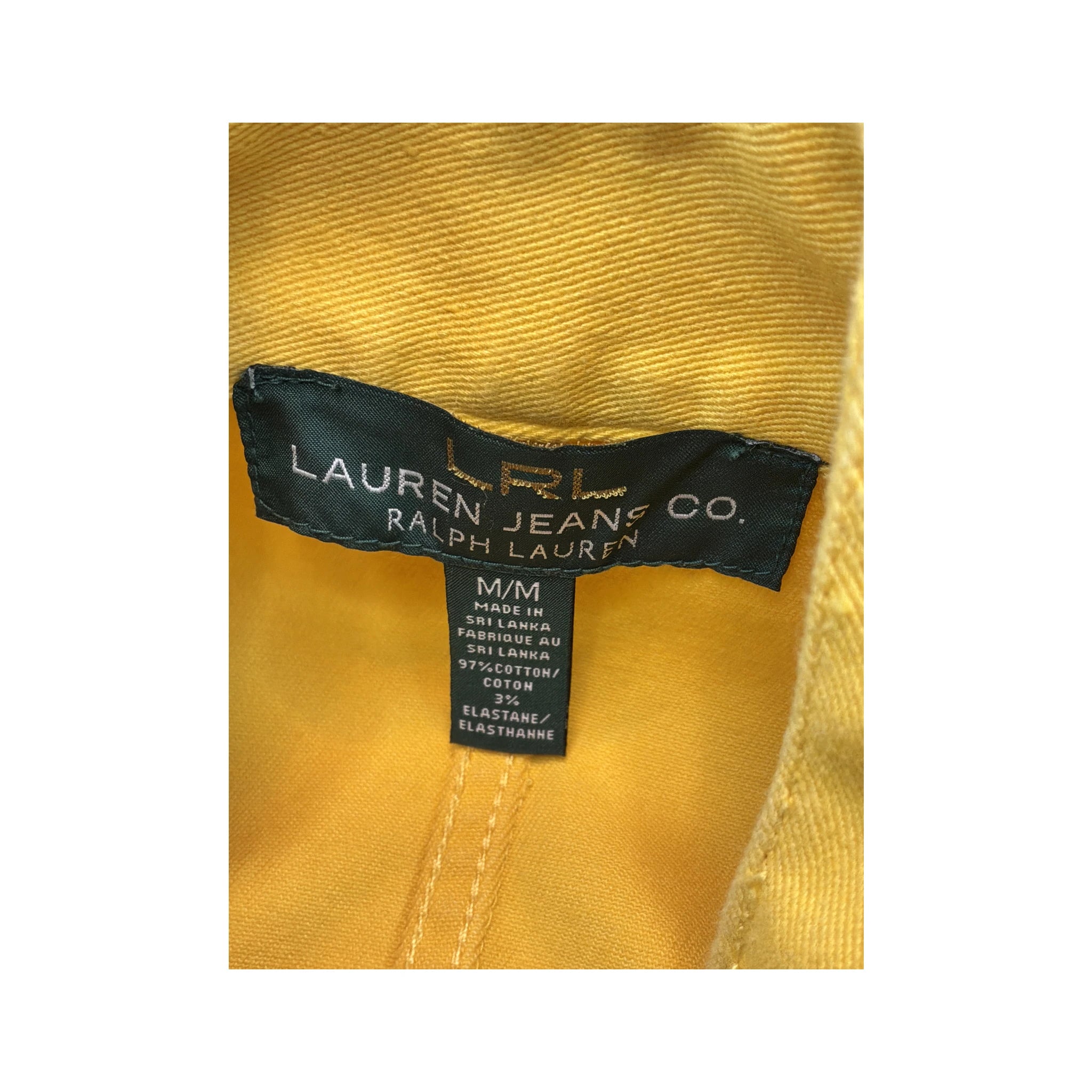 Colete utilitário Lauren Jeans Co. Ralph Lauren amarelo