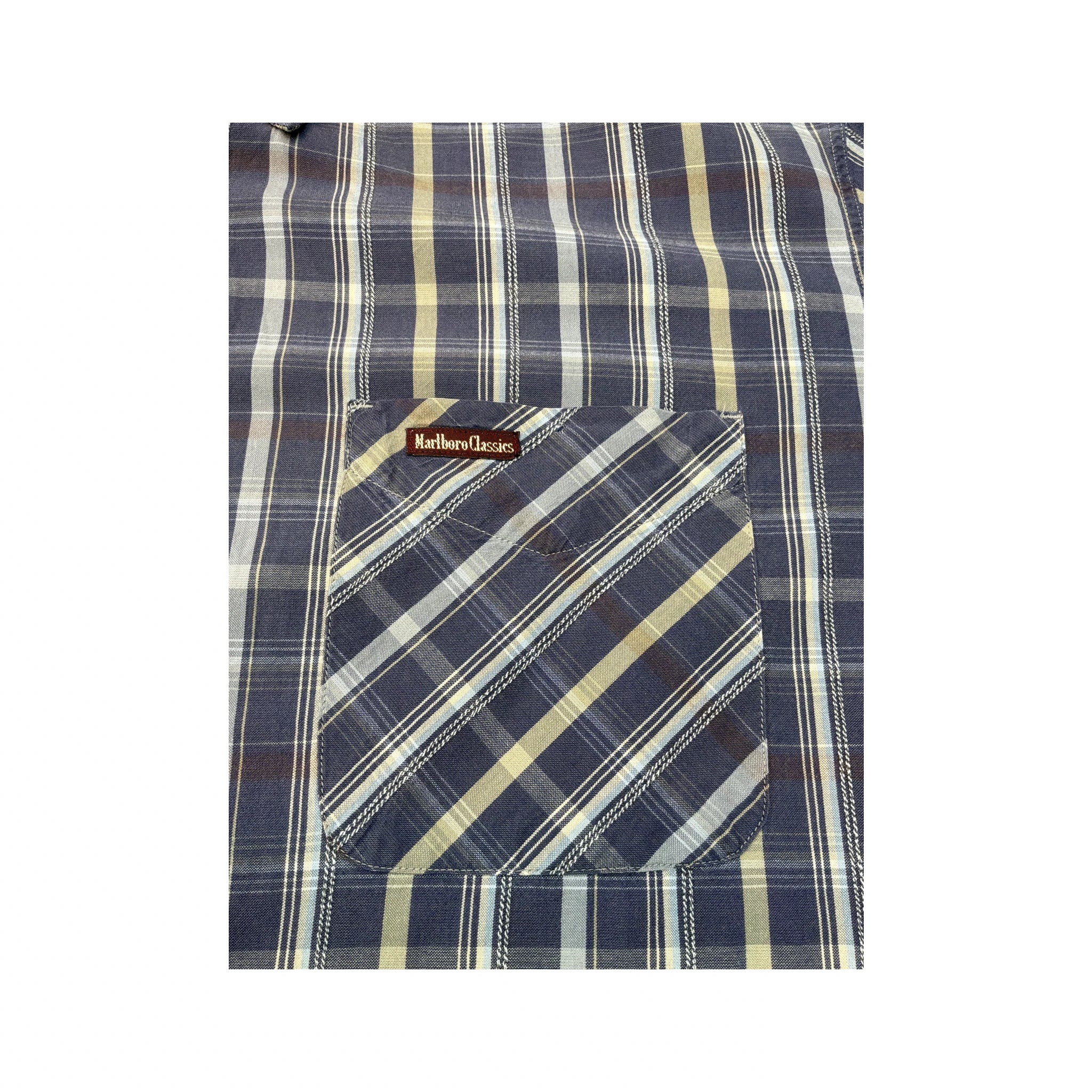 Camisa Marlboro Classics em xadrez