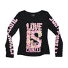 Just Cavalli Floral Graphic Long Sleeve T-shirt