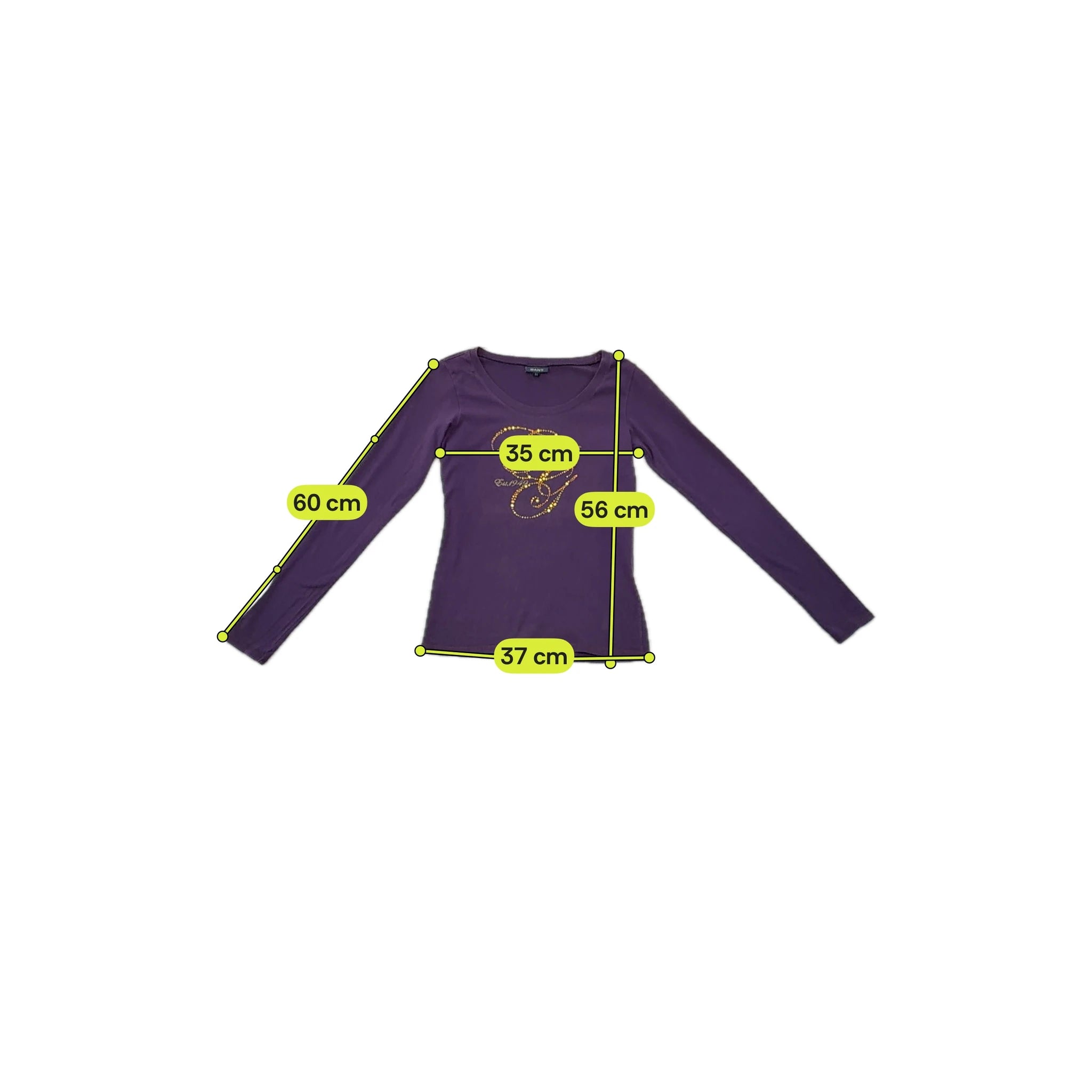 GANT Elliot Gant Studded Logo Long Sleeve T-shirt