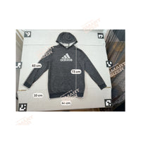 Adidas Logo Print Pullover Hoodie Sweater
